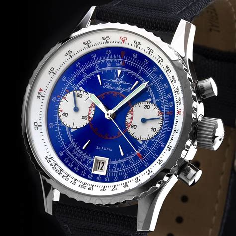 Poljot BLUE ANGELS 3133 Mechanical Chrono Review .